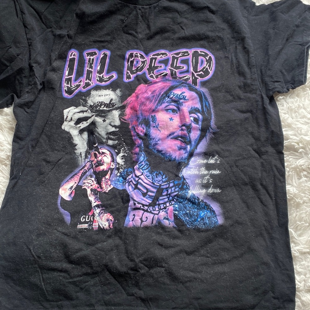 Lil peep graphic tee. No stains